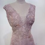 薰衣草紫緹花禮服