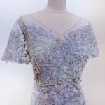 浪漫紫織花水鑽禮服